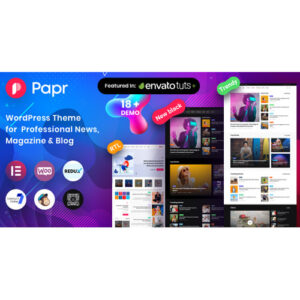 News Magazine Papr – News Magazine WordPress Theme